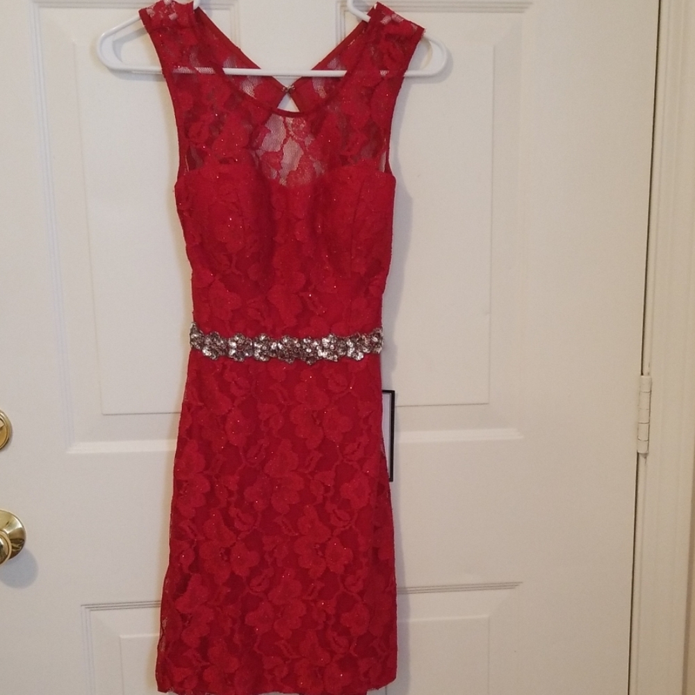 Red dress